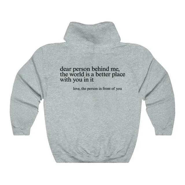 Behind Me Hoodie Unisex - Bellarte Enchanté Behind Me Hoodie Unisex