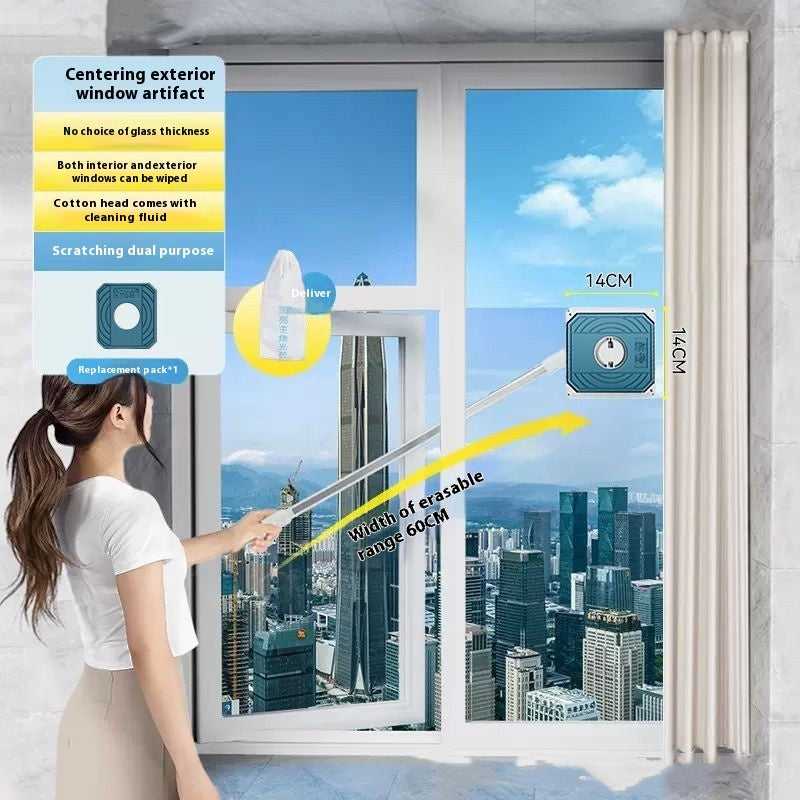 Benshang Glass Wiper High-rise Outer Window Double-sided Window Cleaner - Bellarte Enchanté Benshang Glass Wiper High-rise Outer Window Double-sided Window Cleaner
