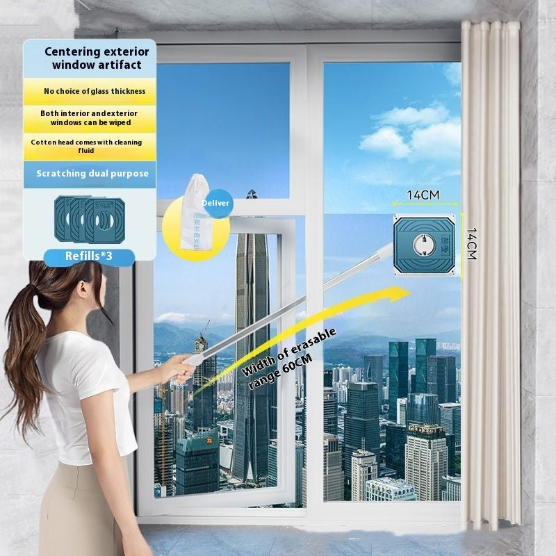 Benshang Glass Wiper High-rise Outer Window Double-sided Window Cleaner - Bellarte Enchanté Benshang Glass Wiper High-rise Outer Window Double-sided Window Cleaner