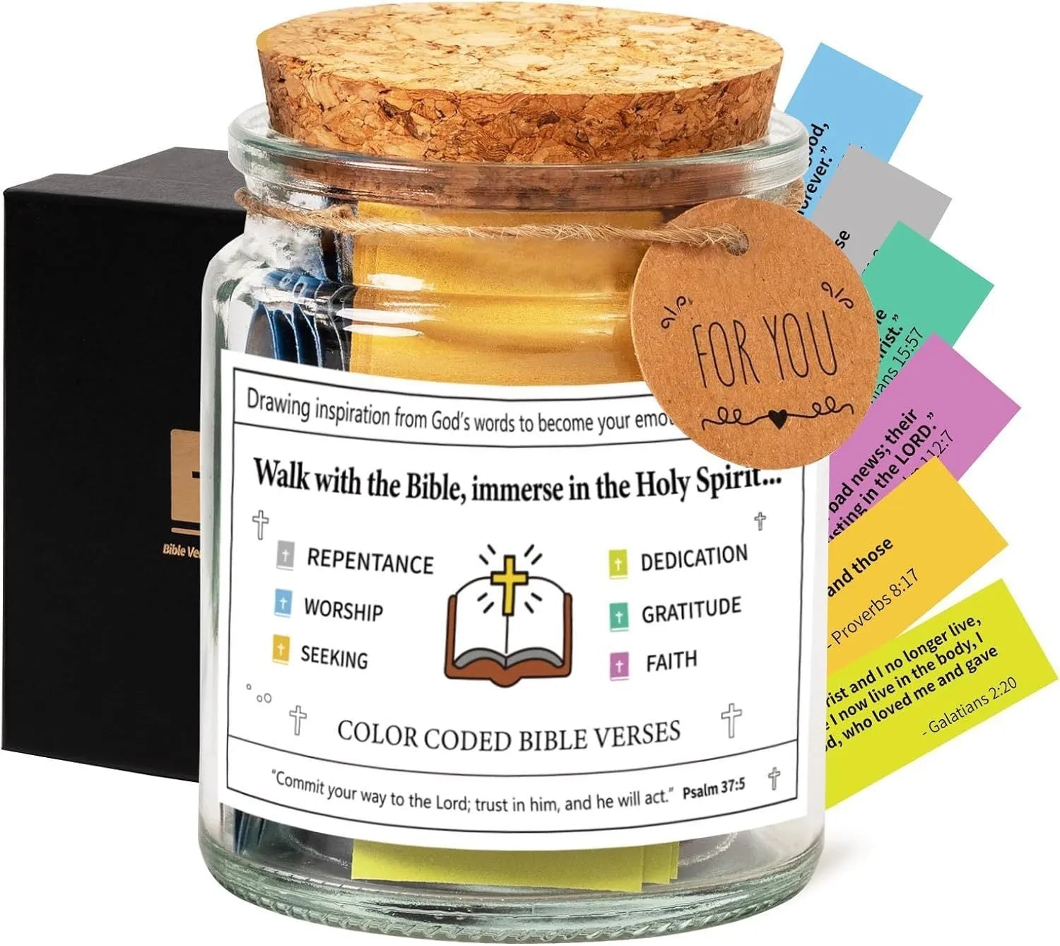 Bible Verses In A Jar 90 Verses Jar - Bellarte Enchanté Bible Verses In A Jar 90 Verses Jar