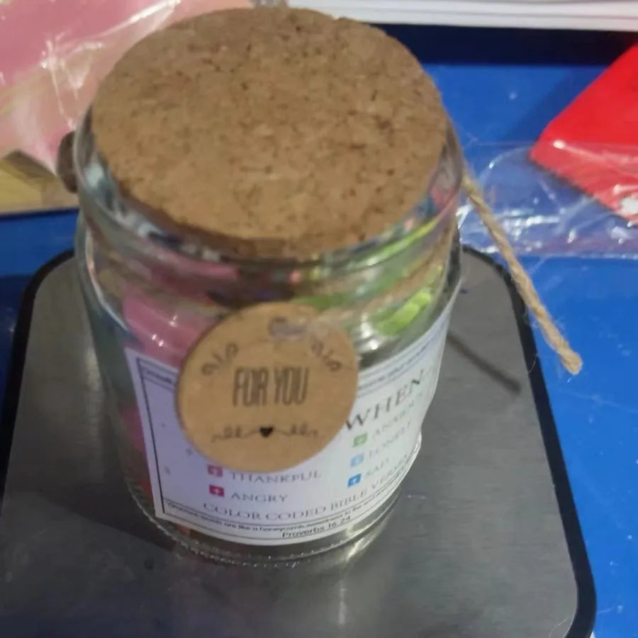 Bible Verses In A Jar 90 Verses Jar - Bellarte Enchanté Bible Verses In A Jar 90 Verses Jar