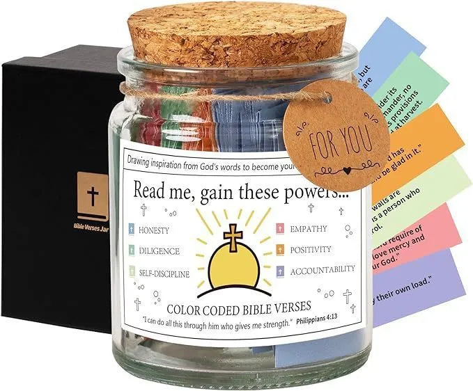 Bible Verses In A Jar 90 Verses Jar - Bellarte Enchanté Bible Verses In A Jar 90 Verses Jar