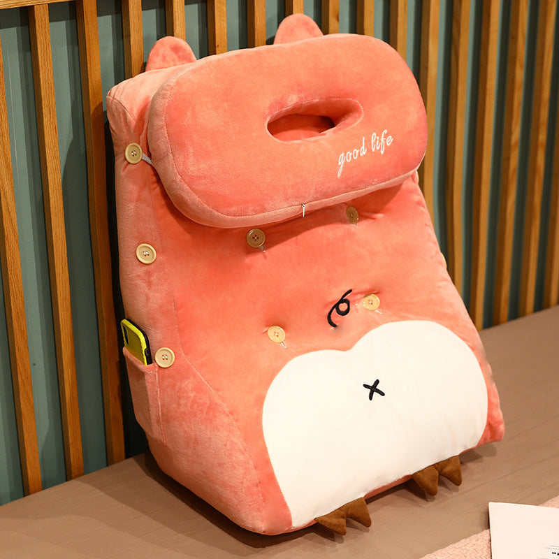Big Back On The Bed And Tatami Pillow On The Waist - Bellarte Enchanté Big Back On The Bed And Tatami Pillow On The Waist