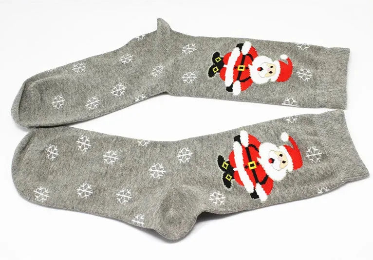 Big Red Cotton Christmas Mid-calf Personality E-commerce Socks Gift Socks - Bellarte Enchanté Big Red Cotton Christmas Mid-calf Personality E-commerce Socks Gift Socks