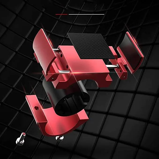 Bike Phone Mount Folding Motorcycle Phone Holder Aluminum Universal Cell Phone Bicycle Stand - Bellarte Enchanté Bike Phone Mount Folding Motorcycle Phone Holder Aluminum Universal Cell Phone Bicycle Stand