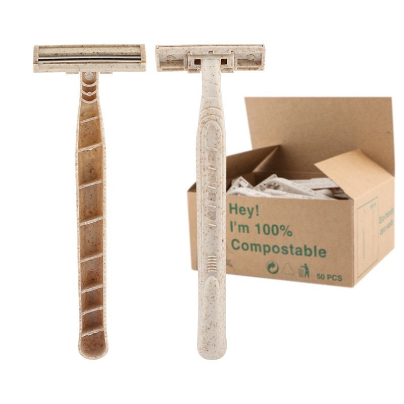 Biodegradable Disposable Shaver Environmental Protection Material - Bellarte Enchanté Biodegradable Disposable Shaver Environmental Protection Material