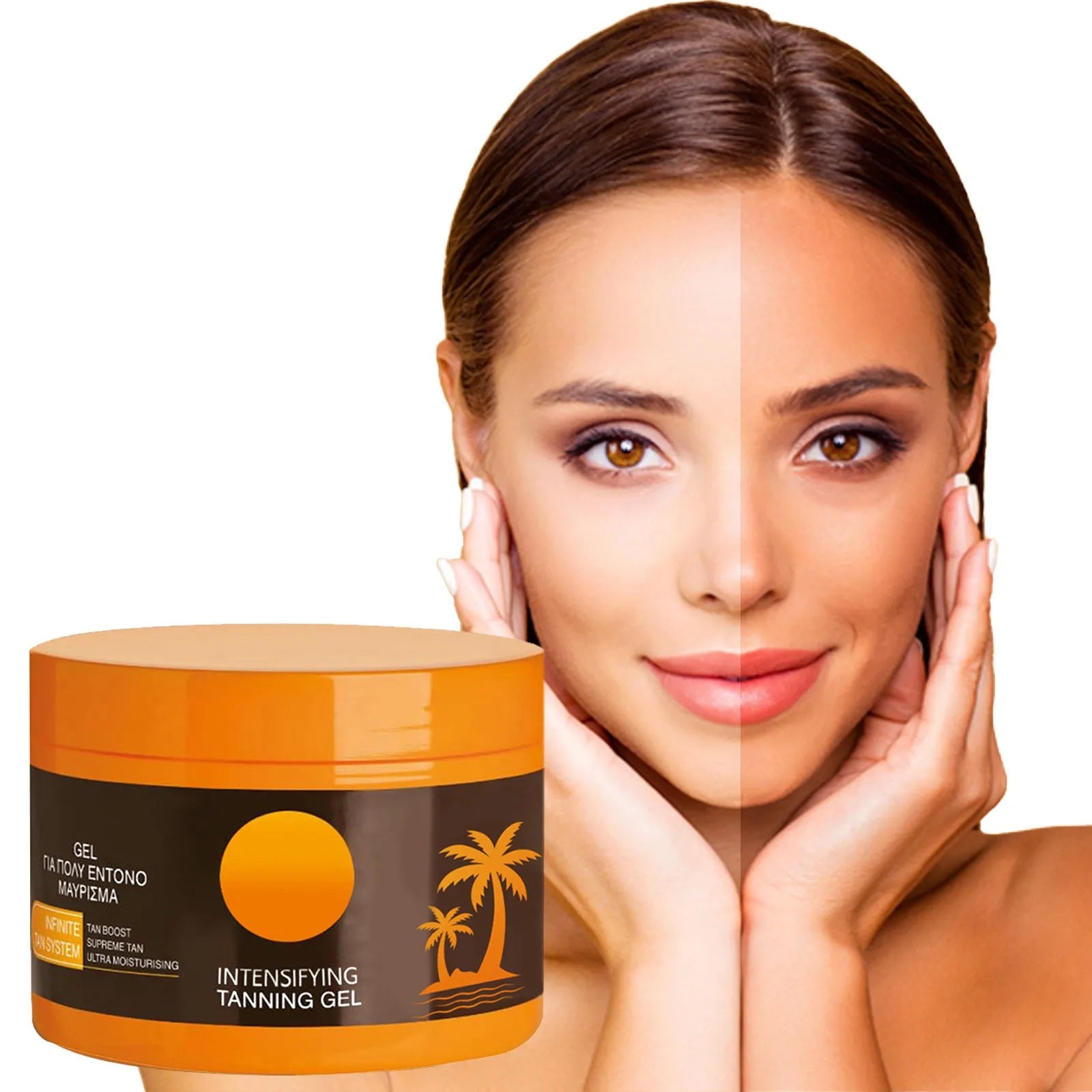 Black Repair Gel Seaside Bronze Moisturizing - Bellarte Enchanté Black Repair Gel Seaside Bronze Moisturizing