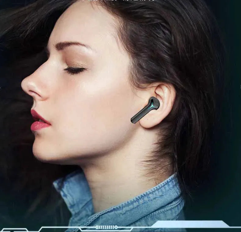 Bluetooth 5.0Headphone Sports Game Dual Mode Waterproof Wireless Earphone Touch Control Earbuds With Microphone Headsets - Bellarte Enchanté Bluetooth 5.0Headphone Sports Game Dual Mode Waterproof Wireless Earphone Touch Control Earbuds With Microphone Headsets