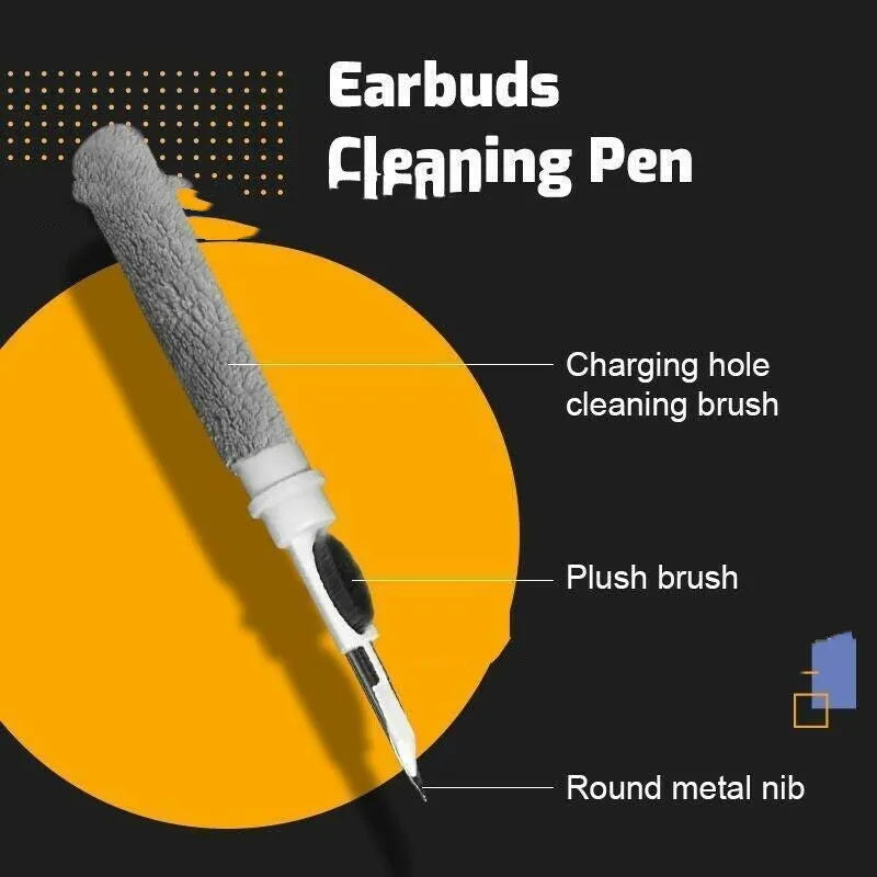 Bluetooth Earbuds Soft Cleaning Brush Wireless Earphone Washing Headphone Earplugs Cleaner Pen - Bellarte Enchanté Bluetooth Earbuds Soft Cleaning Brush Wireless Earphone Washing Headphone Earplugs Cleaner Pen