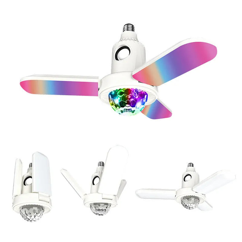 Bluetooth Small Magic Ball Trefoil Music Light 40W White Light Colorful - Bellarte Enchanté Bluetooth Small Magic Ball Trefoil Music Light 40W White Light Colorful
