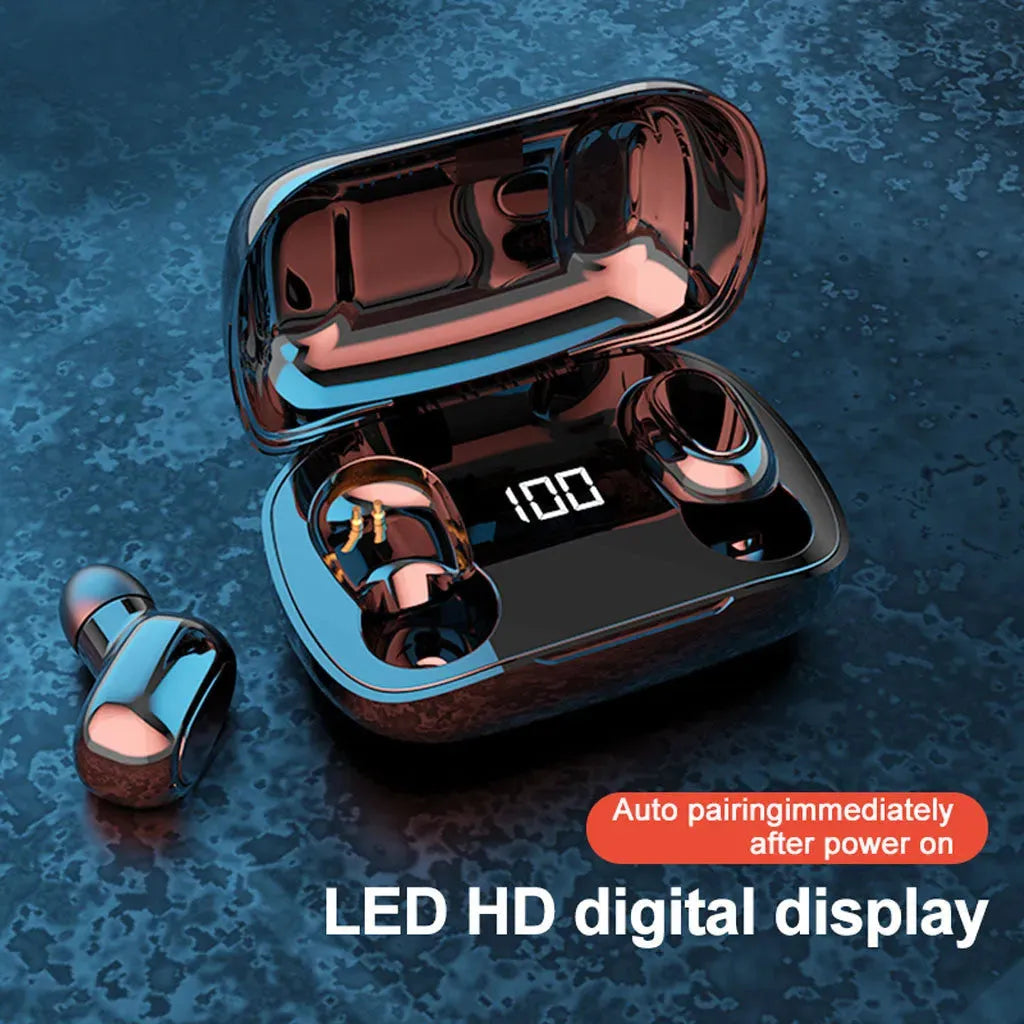 Bluetooth Wireless In-Ear Stereo Earphones Digital Charging Box New Bluetooth Headset - Bellarte Enchanté Bluetooth Wireless In-Ear Stereo Earphones Digital Charging Box New Bluetooth Headset