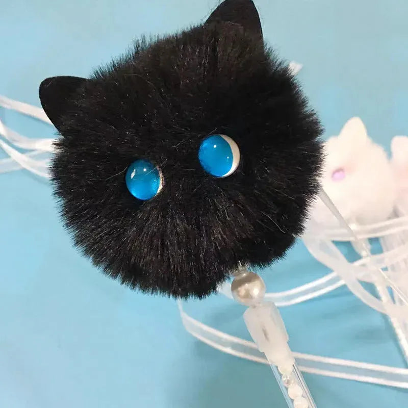 Blush Cat Ball Teaser Ribbon Interactive - Bellarte Enchanté Blush Cat Ball Teaser Ribbon Interactive