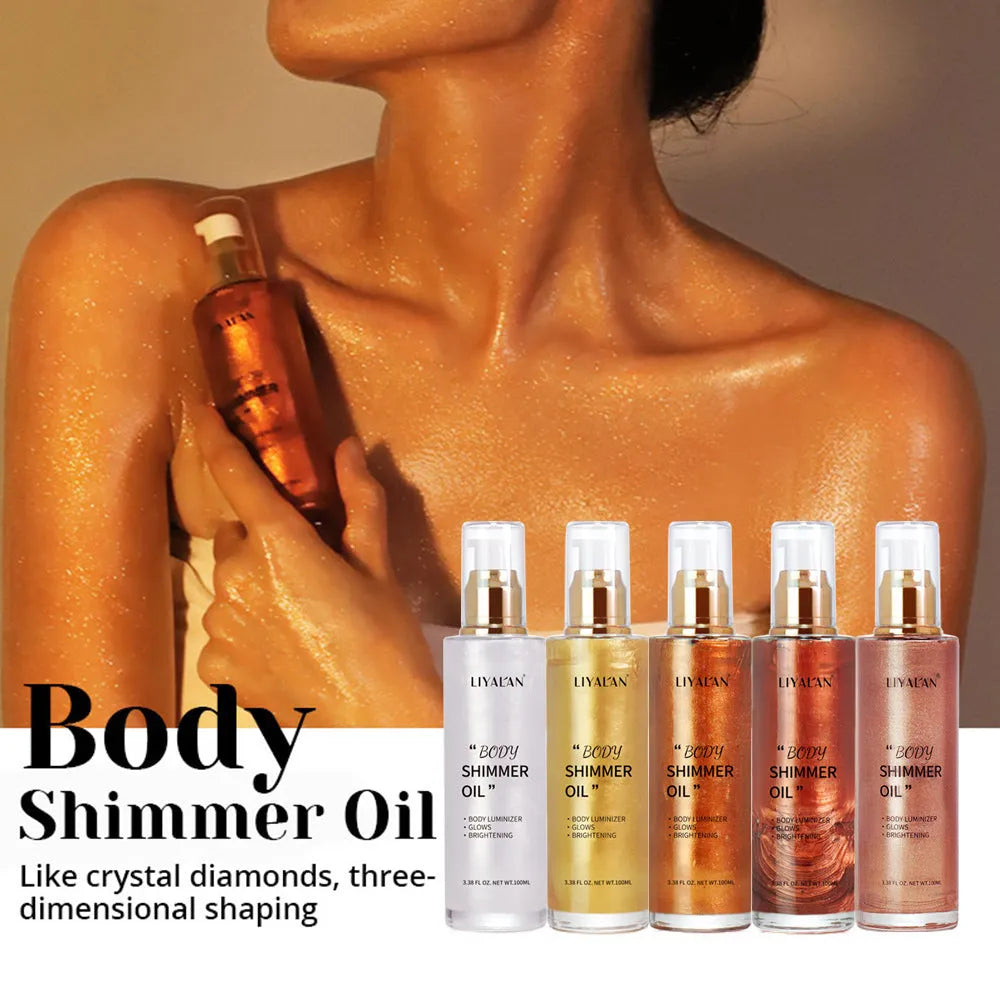 Body Gloss Oil Facial Repair Liquid Highlight Oil - Bellarte Enchanté Body Gloss Oil Facial Repair Liquid Highlight Oil