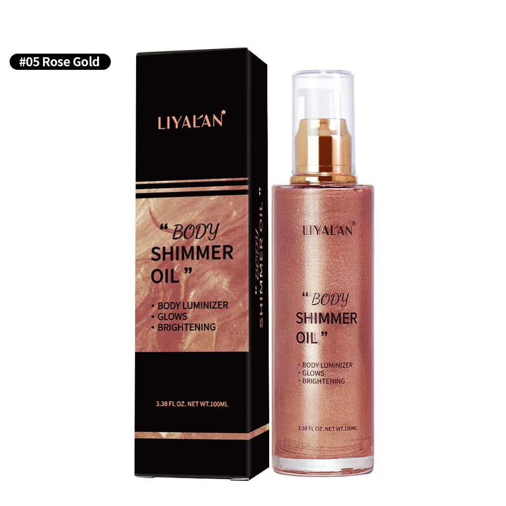 Body Gloss Oil Facial Repair Liquid Highlight Oil - Bellarte Enchanté Body Gloss Oil Facial Repair Liquid Highlight Oil