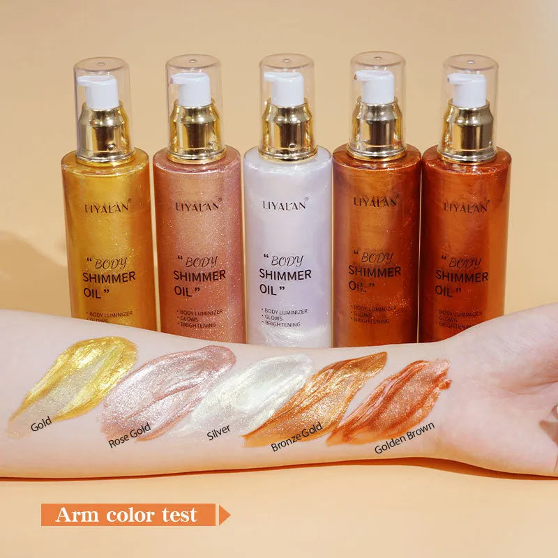 Body Gloss Oil Facial Repair Liquid Highlight Oil - Bellarte Enchanté Body Gloss Oil Facial Repair Liquid Highlight Oil