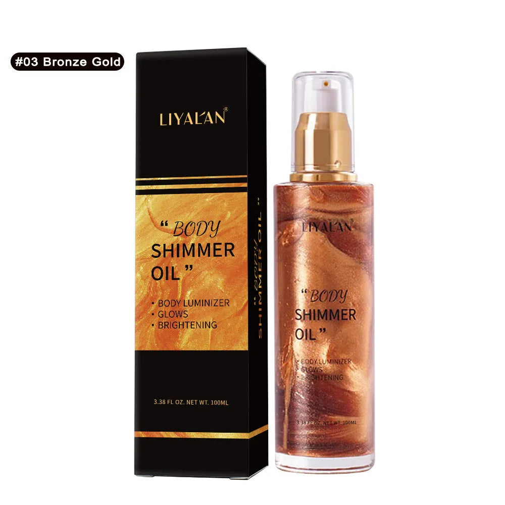Body Gloss Oil Facial Repair Liquid Highlight Oil - Bellarte Enchanté Body Gloss Oil Facial Repair Liquid Highlight Oil