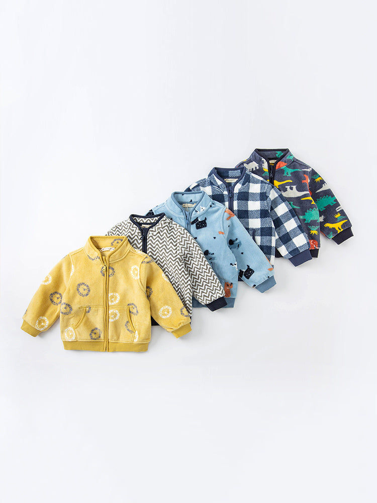 Boys Autumn Tops Baby Jackets Children's Polar Fleece - Bellarte Enchanté Boys Autumn Tops Baby Jackets Children's Polar Fleece