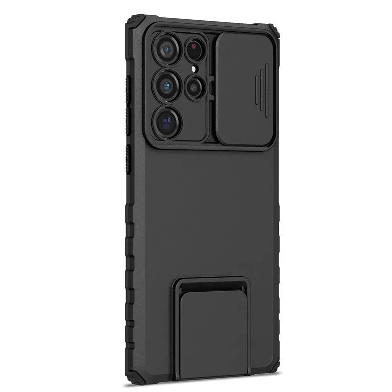 Bracket Anti-fall Mobile Phone Case Push Window Protective Cover - Bellarte Enchanté Bracket Anti-fall Mobile Phone Case Push Window Protective Cover