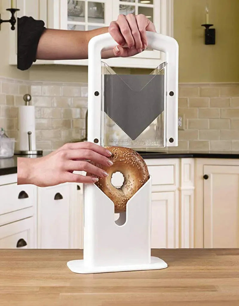 Bread Slicer Bagel Slicer Cutter Dog Head Guillotine Baking Tool Kitchen Gadgets - Bellarte Enchanté Bread Slicer Bagel Slicer Cutter Dog Head Guillotine Baking Tool Kitchen Gadgets