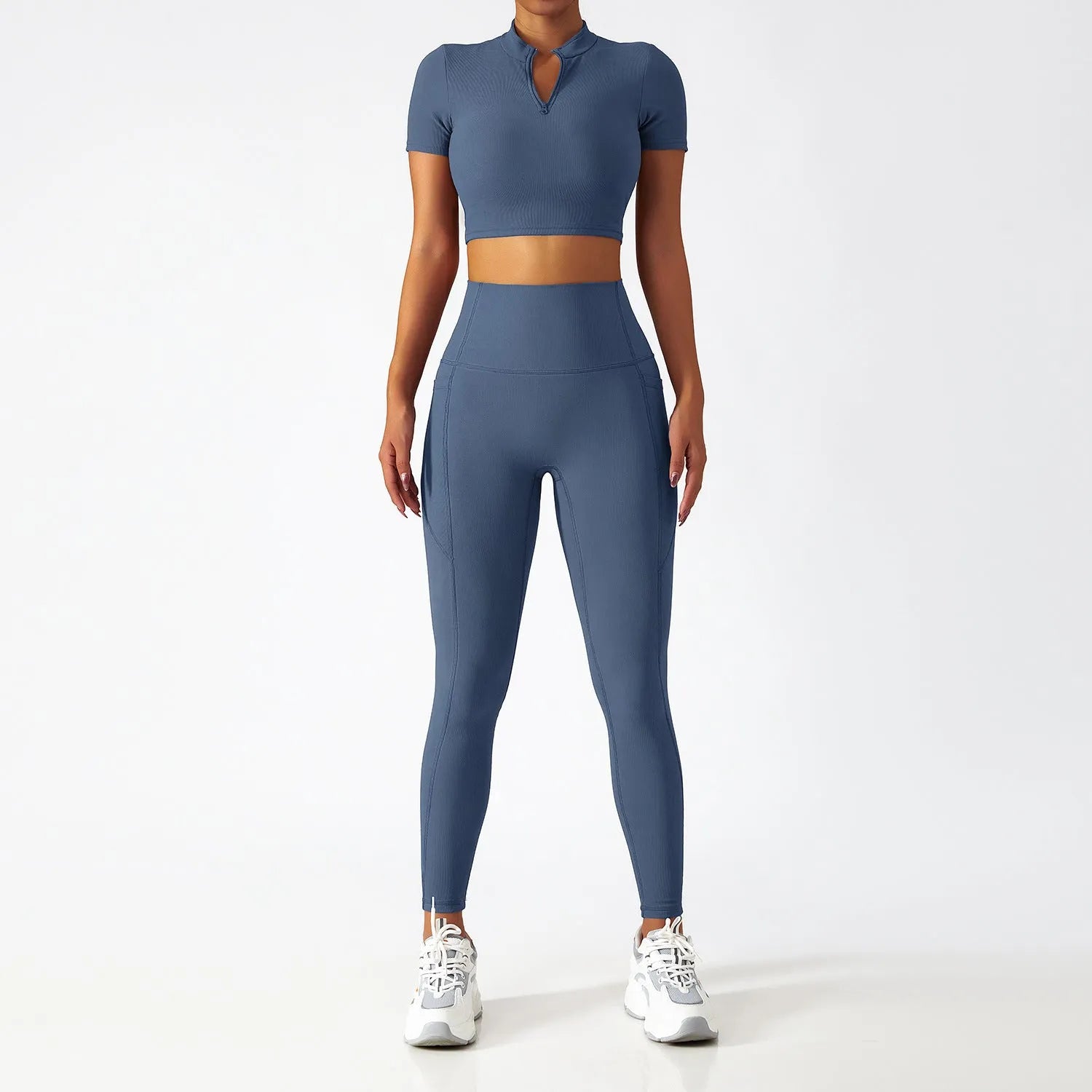 Breathable Zipper Long Sleeve Yoga Suit - Bellarte Enchanté Breathable Zipper Long Sleeve Yoga Suit