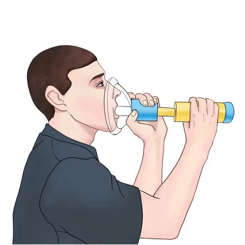 Breathing Trainer Suffocating Emergency Rescue Mask Artificial Cardiopulmonary Device - Bellarte Enchanté Breathing Trainer Suffocating Emergency Rescue Mask Artificial Cardiopulmonary Device