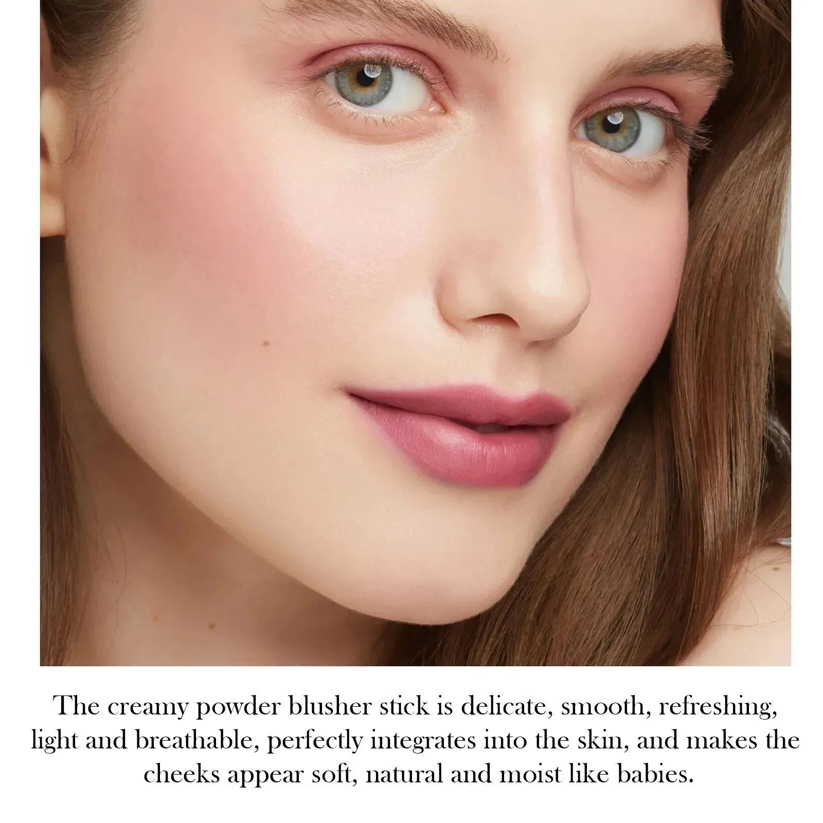 Brightening And Repairing Three-dimensional Highlight Delicate Waterproof Multifunctional Blush Stick - Bellarte Enchanté Brightening And Repairing Three-dimensional Highlight Delicate Waterproof Multifunctional Blush Stick