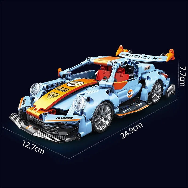 Building Block Racing Sports Car Car Assembly Model Car Boy Assembling And Combined Toys Gift - Bellarte Enchanté Building Block Racing Sports Car Car Assembly Model Car Boy Assembling And Combined Toys Gift
