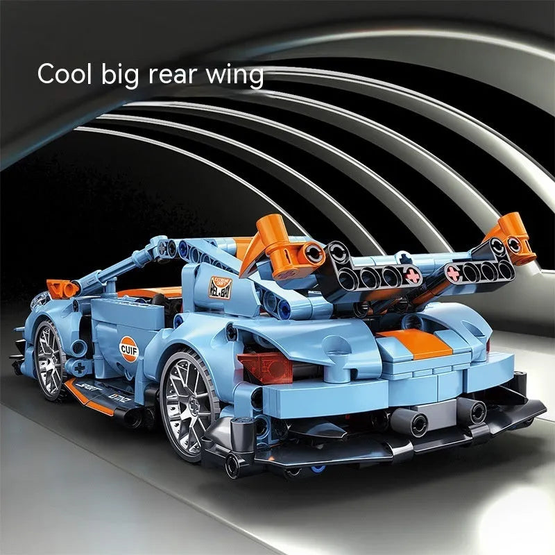 Building Block Racing Sports Car Car Assembly Model Car Boy Assembling And Combined Toys Gift - Bellarte Enchanté Building Block Racing Sports Car Car Assembly Model Car Boy Assembling And Combined Toys Gift