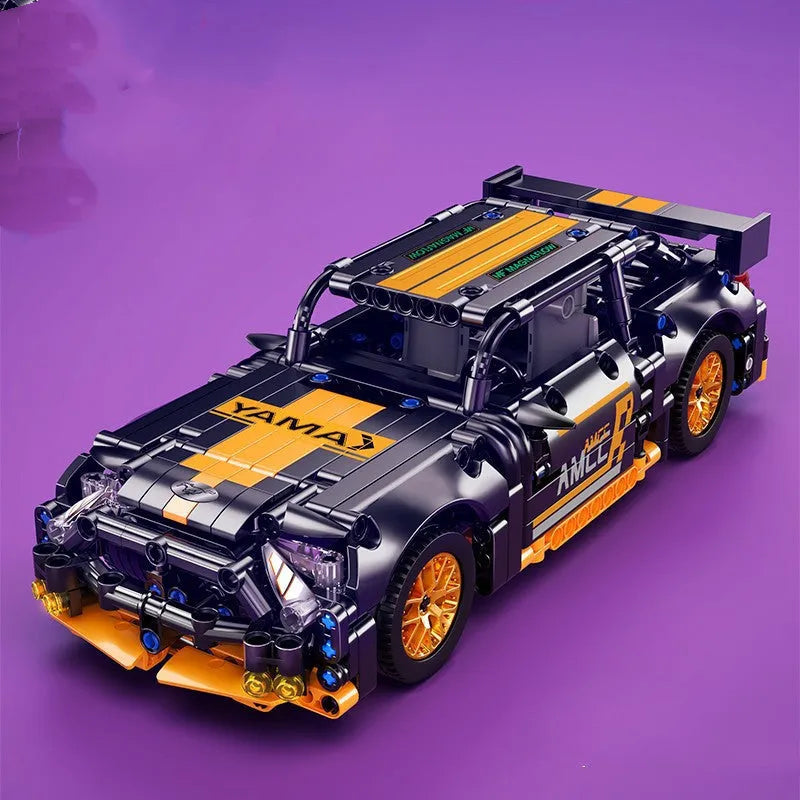 Building Block Racing Sports Car Car Assembly Model Car Boy Assembling And Combined Toys Gift - Bellarte Enchanté Building Block Racing Sports Car Car Assembly Model Car Boy Assembling And Combined Toys Gift