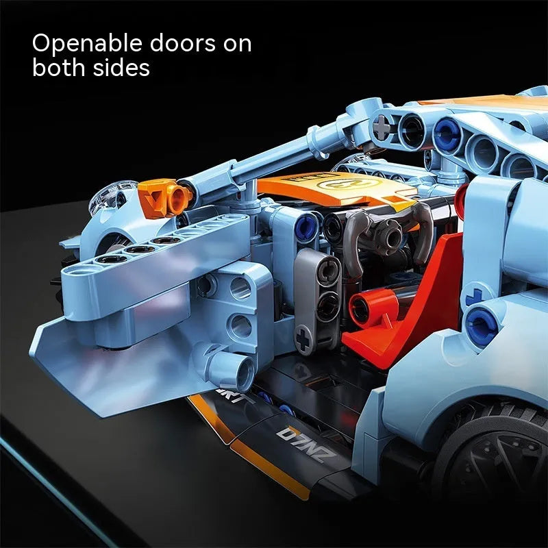 Building Block Racing Sports Car Car Assembly Model Car Boy Assembling And Combined Toys Gift - Bellarte Enchanté Building Block Racing Sports Car Car Assembly Model Car Boy Assembling And Combined Toys Gift