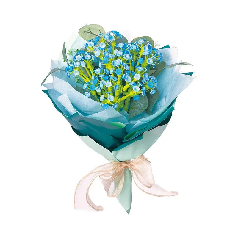 Building Blocks Small Particles Assembled Simulation Plastic Flowers - Bellarte Enchanté Building Blocks Small Particles Assembled Simulation Plastic Flowers
