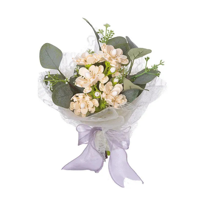 Building Blocks Small Particles Assembled Simulation Plastic Flowers - Bellarte Enchanté Building Blocks Small Particles Assembled Simulation Plastic Flowers