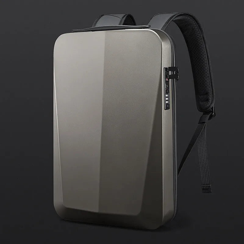 Business Backpack Men's Plastic Hard Case Computer Bag - Bellarte Enchanté Business Backpack Men's Plastic Hard Case Computer Bag