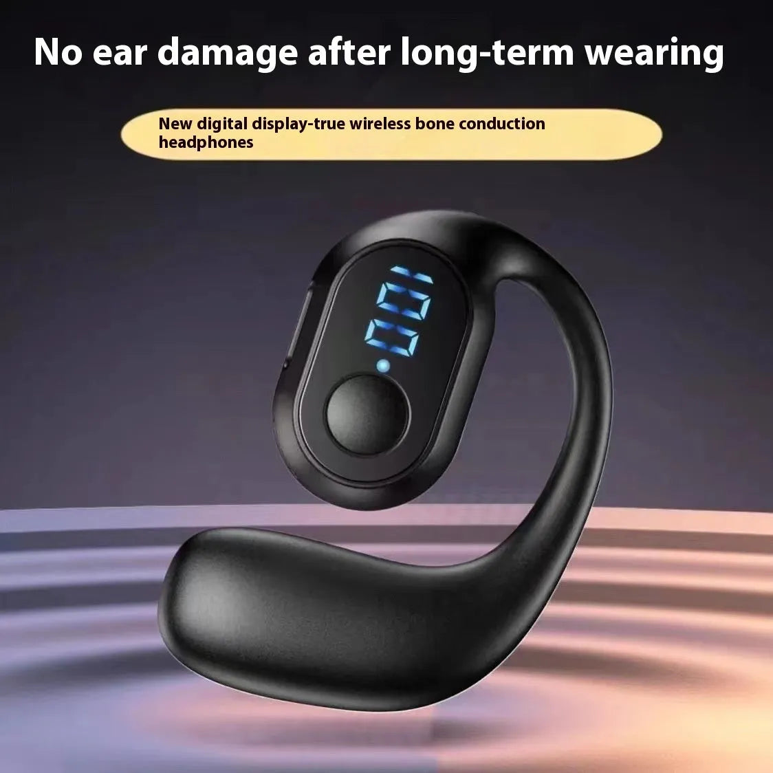 Business Wireless Headset Ear-mounted Non In-ear Smart Digital Display - Bellarte Enchanté Business Wireless Headset Ear-mounted Non In-ear Smart Digital Display