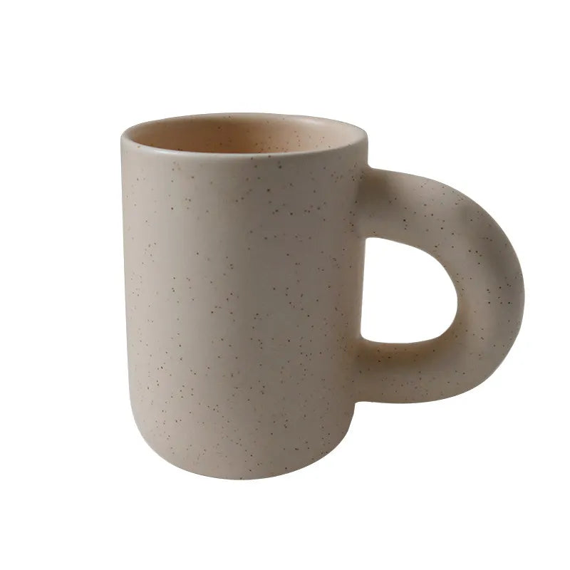 Butter Fat Cup Ceramic Thick Handle Mark Coffee - Bellarte Enchanté Butter Fat Cup Ceramic Thick Handle Mark Coffee