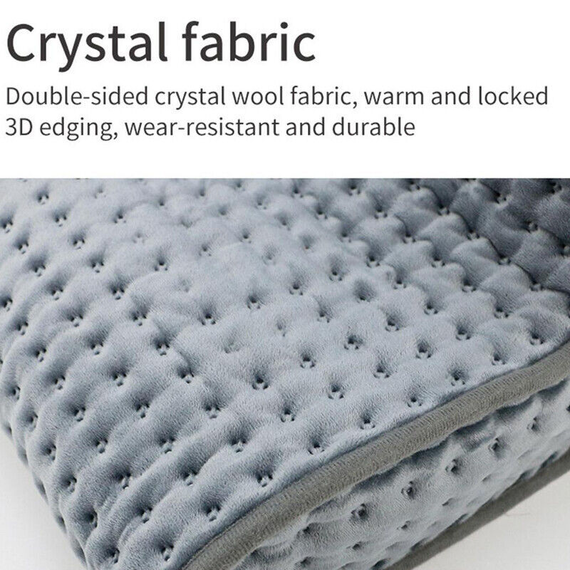 Electric Foot Warmer Heated Feet Slipper Therapeutic Pain Relief Washable Winter