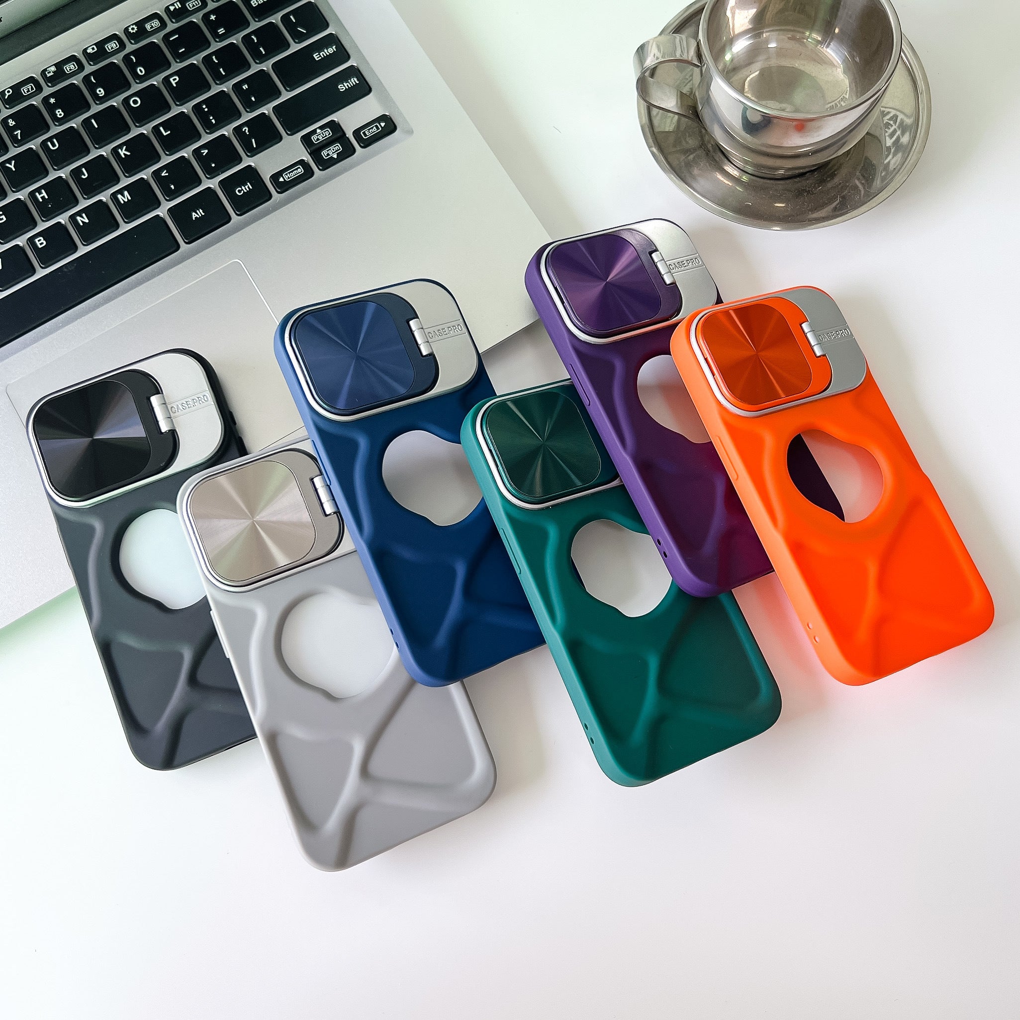 CD Pattern Lens Bracket Magnetic Sucker Phone Case Application Trend