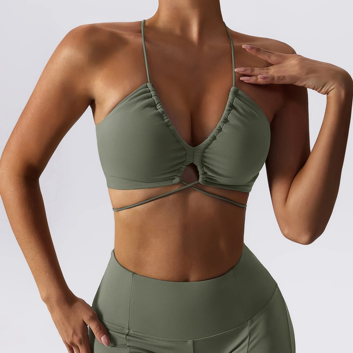 Camisole Yoga Bra Outer Wear Strap Beauty Back Suit - Bellarte Enchanté Camisole Yoga Bra Outer Wear Strap Beauty Back Suit