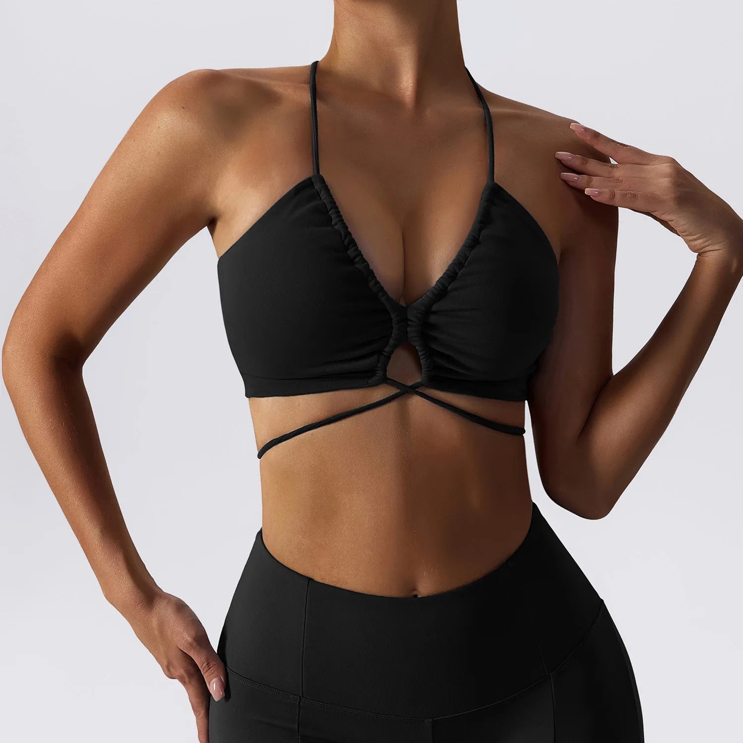 Camisole Yoga Bra Outer Wear Strap Beauty Back Suit - Bellarte Enchanté Camisole Yoga Bra Outer Wear Strap Beauty Back Suit