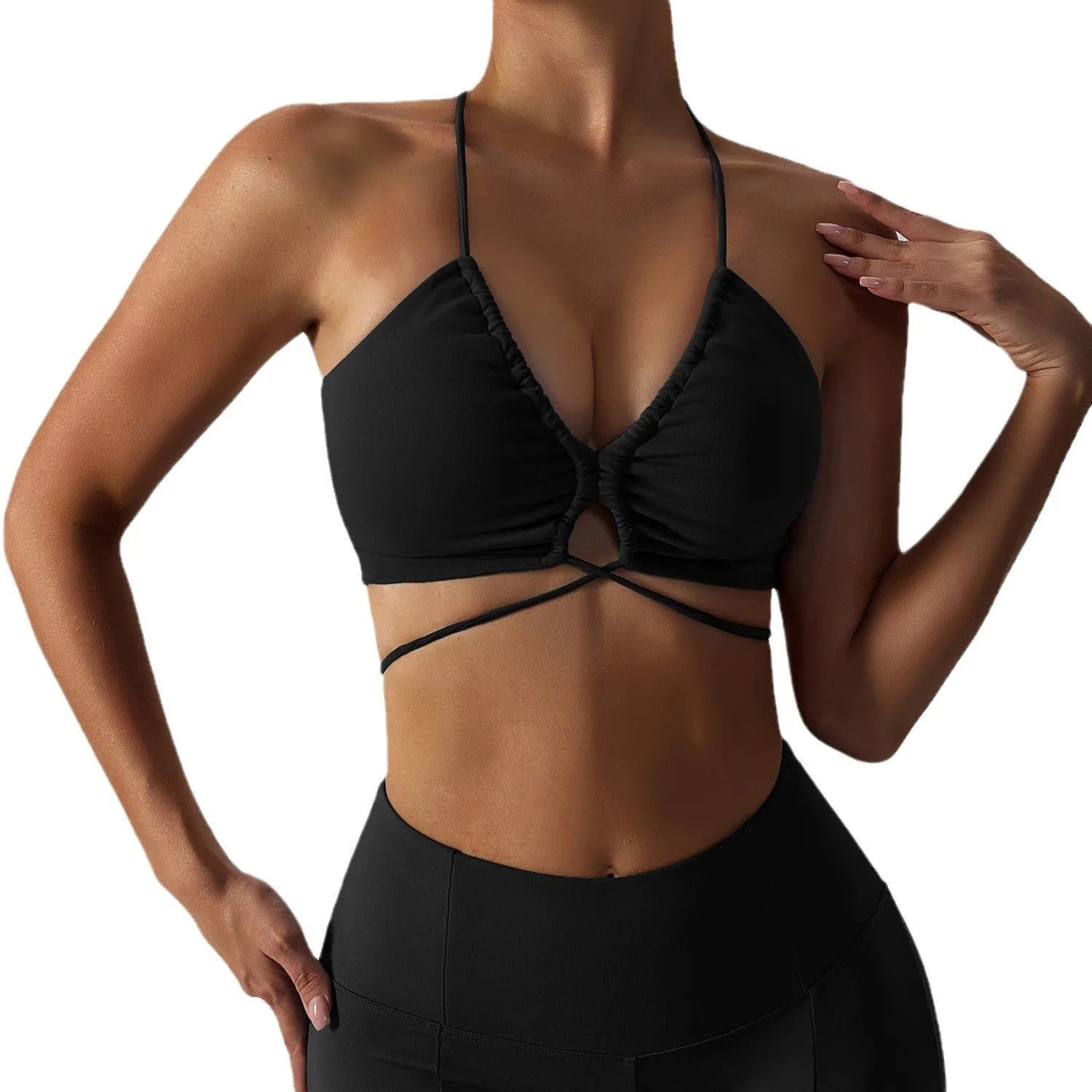 Camisole Yoga Bra Outer Wear Strap Beauty Back Suit - Bellarte Enchanté Camisole Yoga Bra Outer Wear Strap Beauty Back Suit