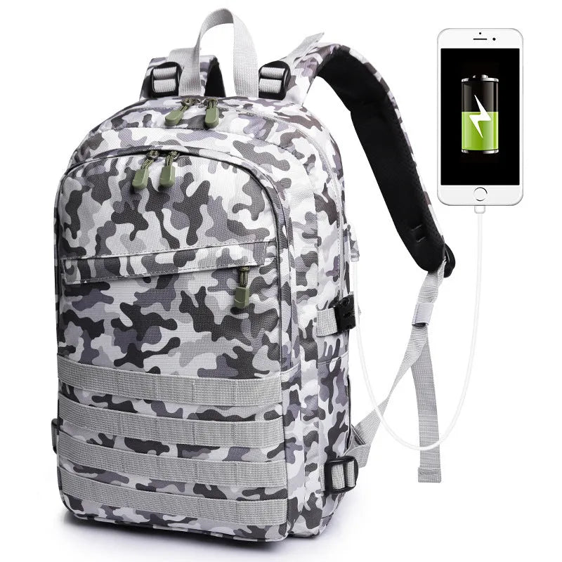 Camouflage backpack schoolbag - Bellarte Enchanté Camouflage backpack schoolbag
