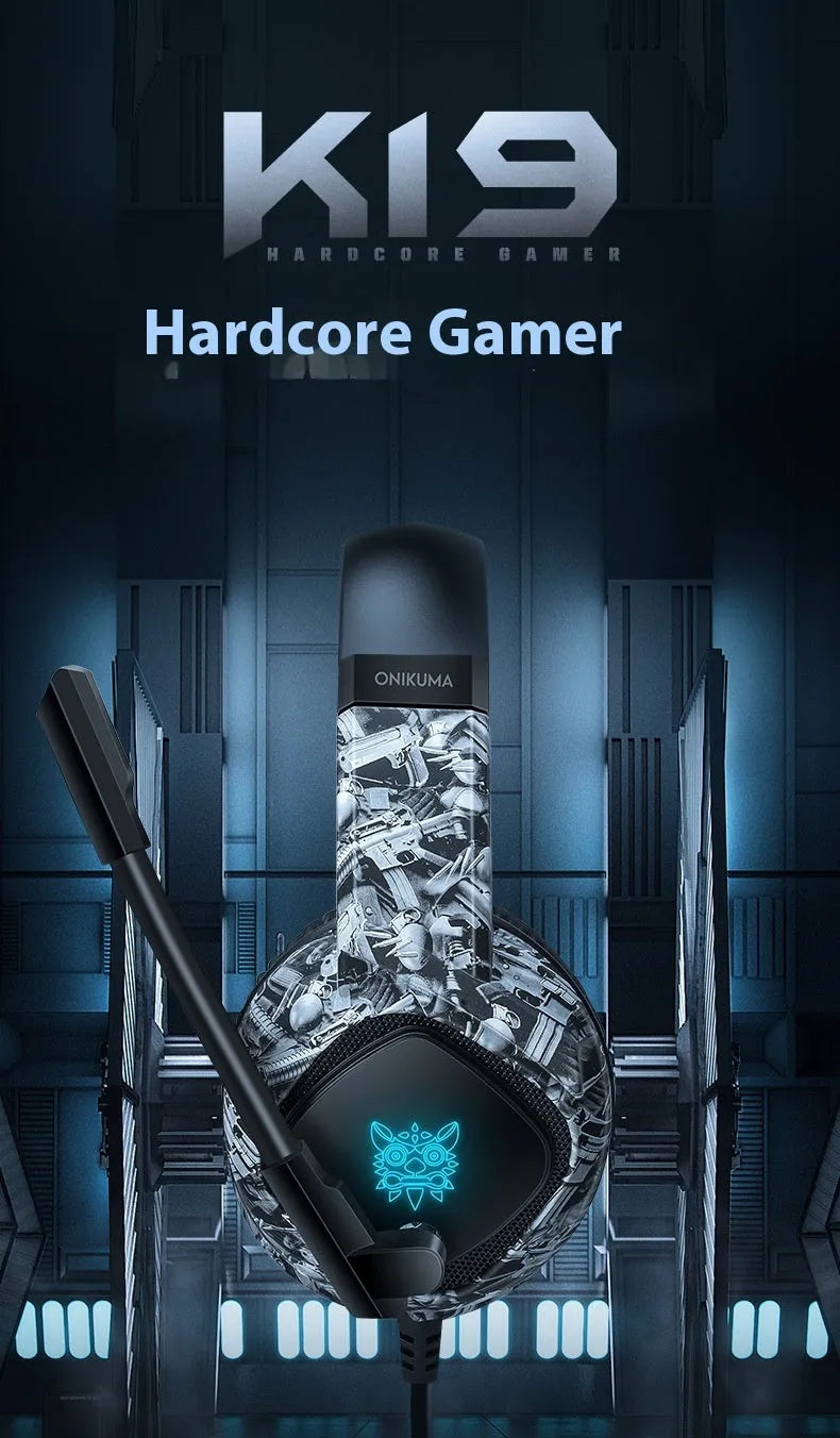 Camouflage Color Head-mounted RGB Computer Wired Bass Gaming Headset For E-sports - Bellarte Enchanté Camouflage Color Head-mounted RGB Computer Wired Bass Gaming Headset For E-sports