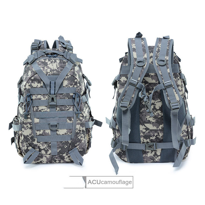 Camouflage Tactical Bag Backpack Double Shoulder Sports Backpack Can Hang Waist Bag - Bellarte Enchanté Camouflage Tactical Bag Backpack Double Shoulder Sports Backpack Can Hang Waist Bag