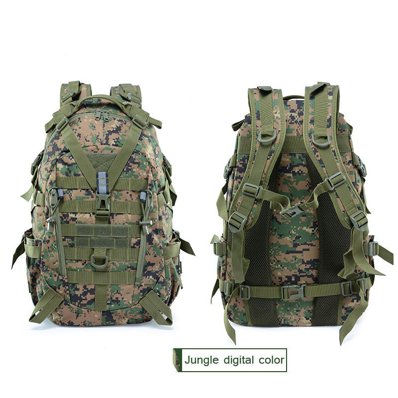 Camouflage Tactical Bag Backpack Double Shoulder Sports Backpack Can Hang Waist Bag - Bellarte Enchanté Camouflage Tactical Bag Backpack Double Shoulder Sports Backpack Can Hang Waist Bag