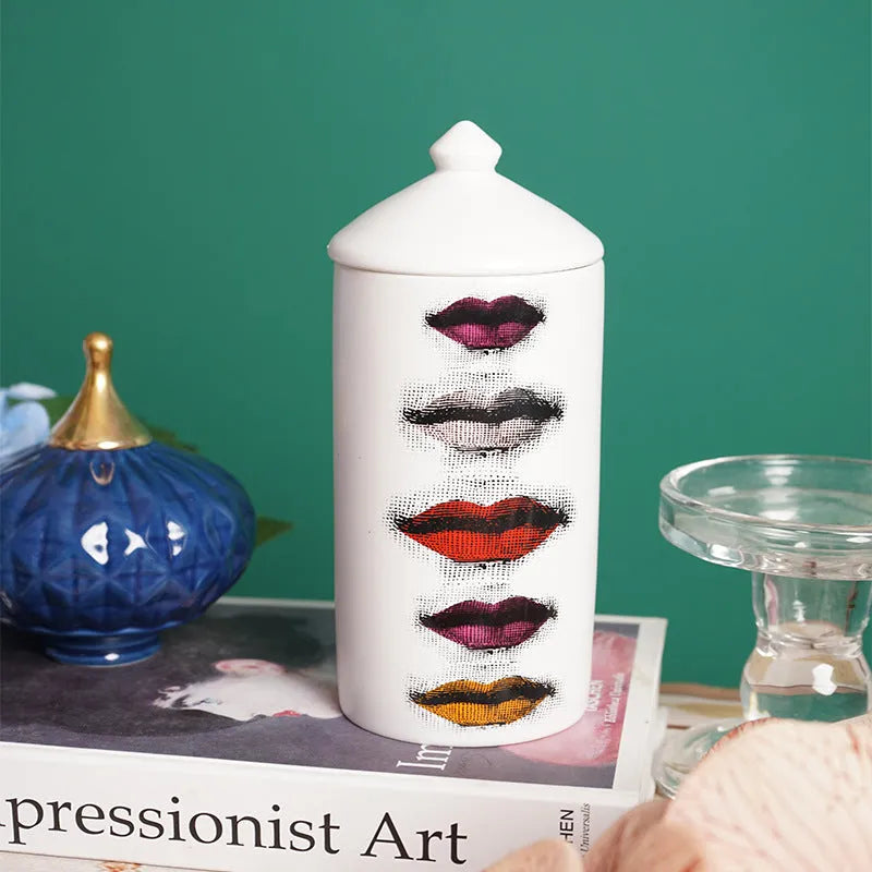 Candle Mug Holder & Cotton Swab Storage - Bellarte Enchanté Candle Mug Holder & Cotton Swab Storage