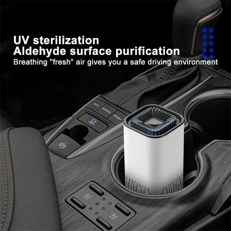 Car Air Purifier Portable Negative Ion Generator - Bellarte Enchanté Car Air Purifier Portable Negative Ion Generator