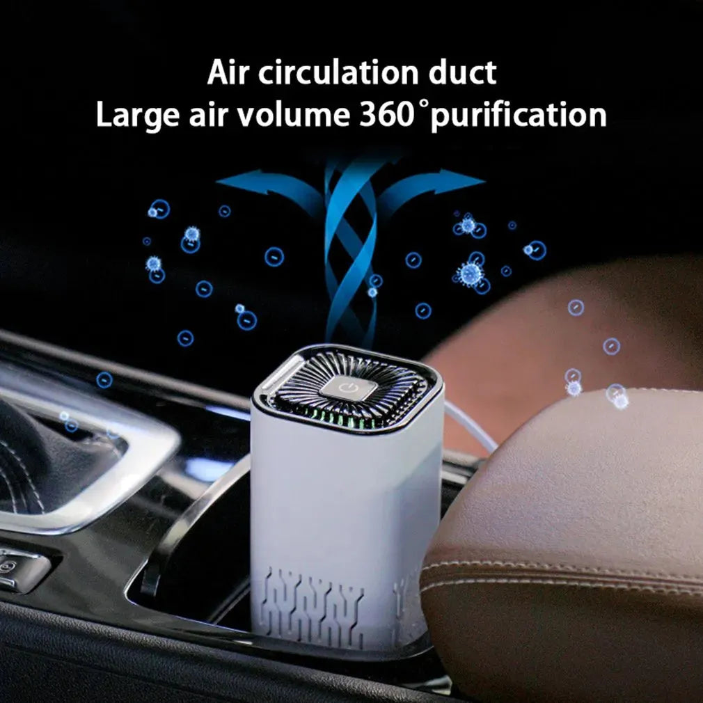 Car Air Purifier Portable Negative Ion Generator - Bellarte Enchanté Car Air Purifier Portable Negative Ion Generator