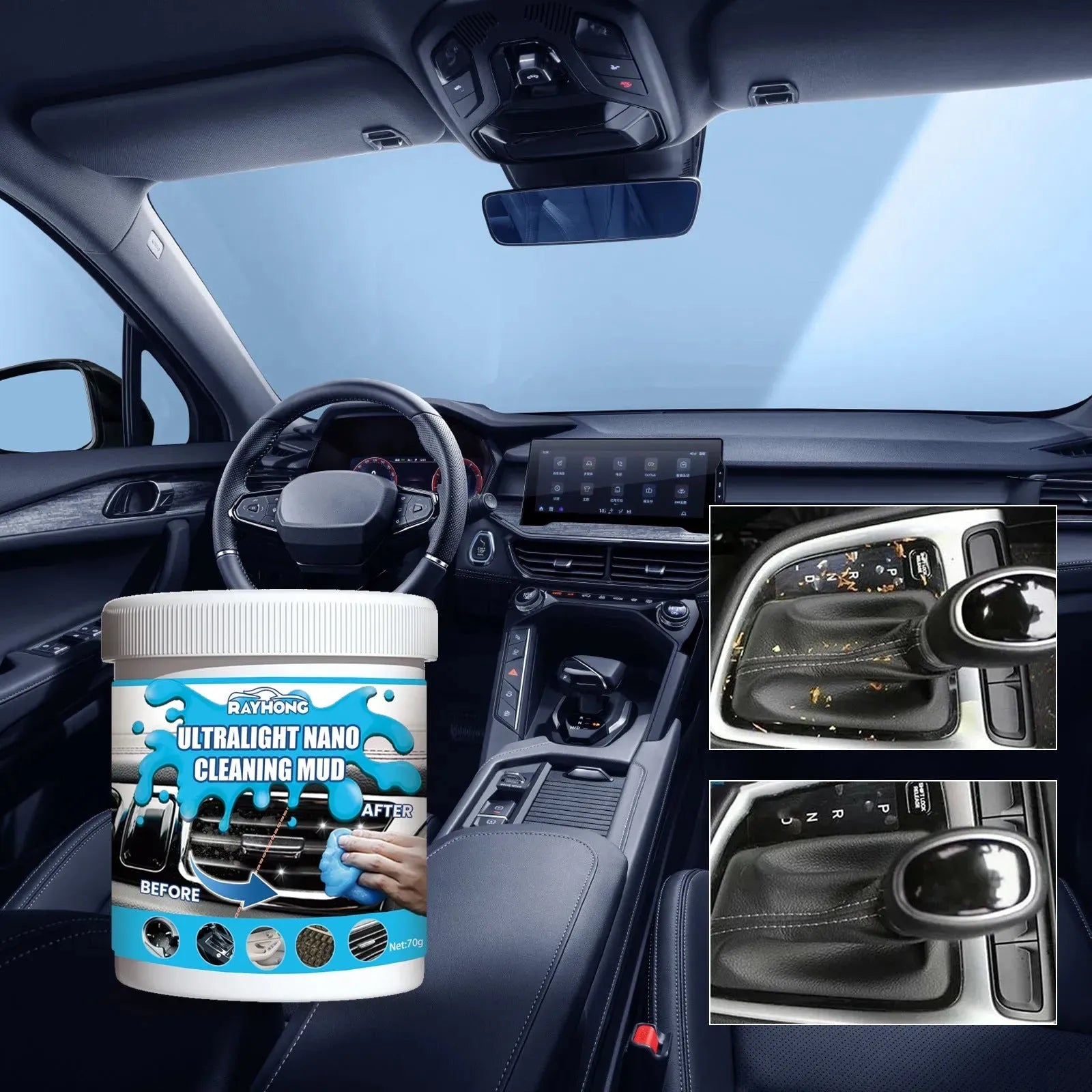 Car Cleaning Interior Gap Dust Adhesive Removal - Bellarte Enchanté Car Cleaning Interior Gap Dust Adhesive Removal