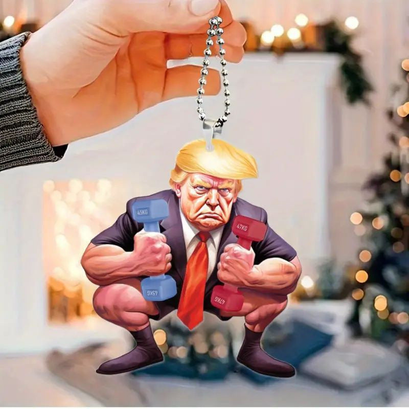 Car Decoration Pendant Trump Car Rearview Mirror Decoration Pendant - Bellarte Enchanté Car Decoration Pendant Trump Car Rearview Mirror Decoration Pendant
