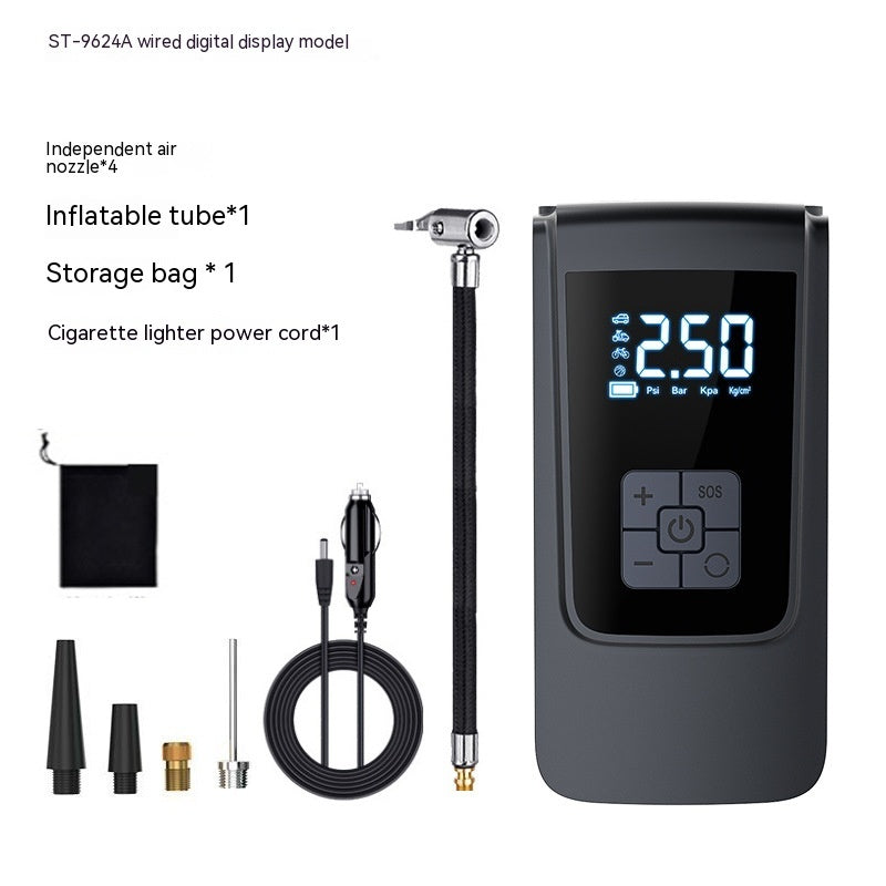 Car Inflatable Portable Digital Display Electric Inflatable - Bellarte Enchanté Car Inflatable Portable Digital Display Electric Inflatable